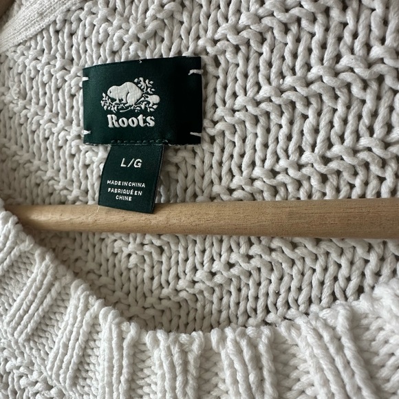 Roots Recycled Cotton Blend Knit Sweater - Picture 2 of 4